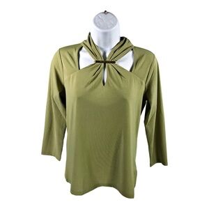 Olive Green Women's Top